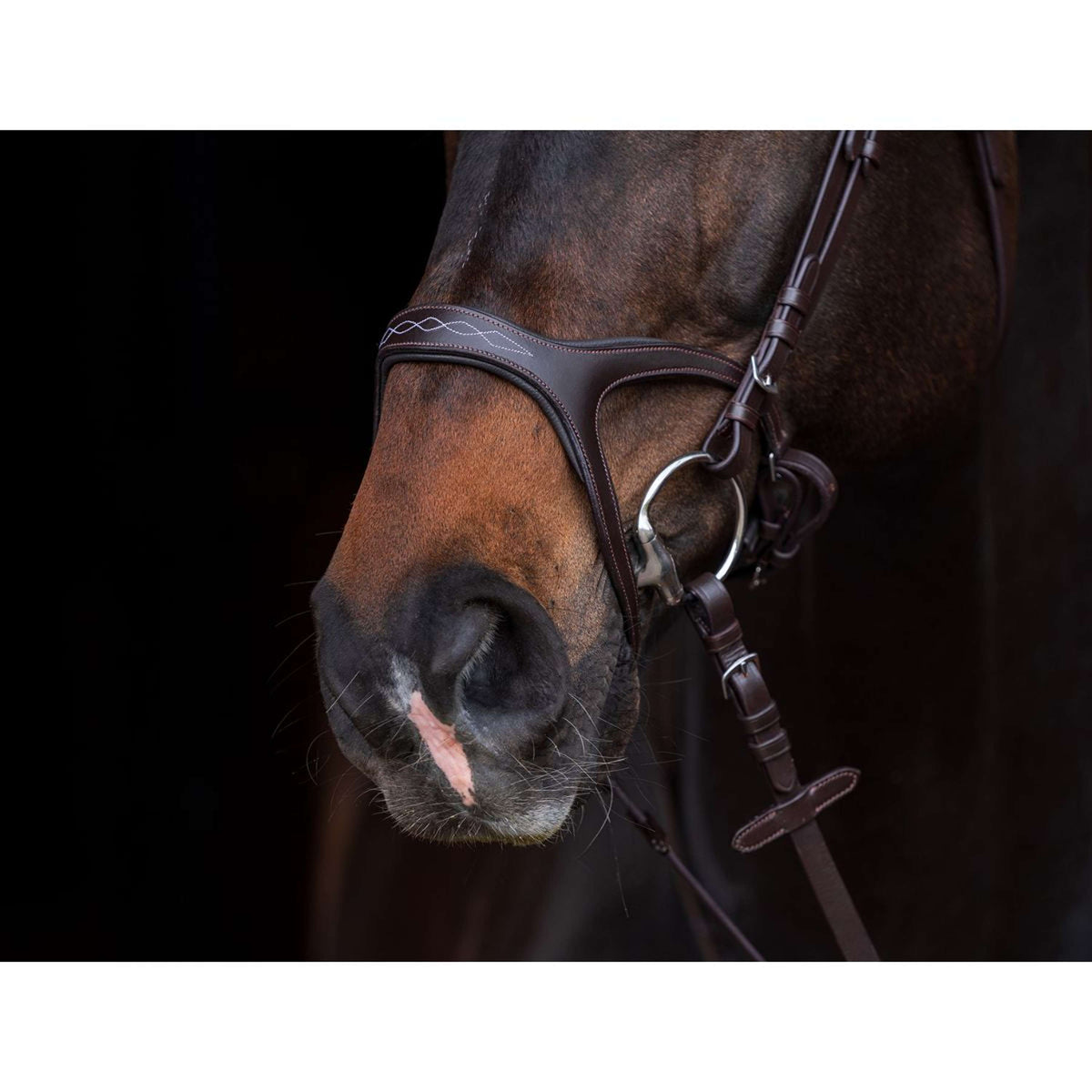 HKM Snaffle Bridle Anatomic Sports Brown