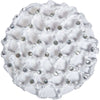 HKM Hair Net with Decorative Stones White