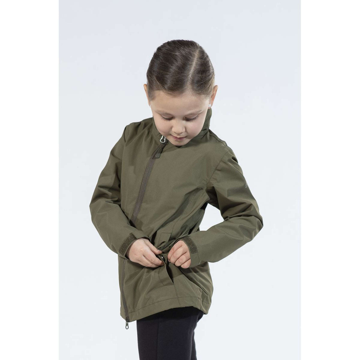 HKM Rain Coat Rainy Day Kids Olive Green