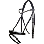 HKM Bridle Flora Black