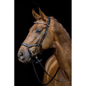 HKM Snaffle Bridle Pro Anatomic Black