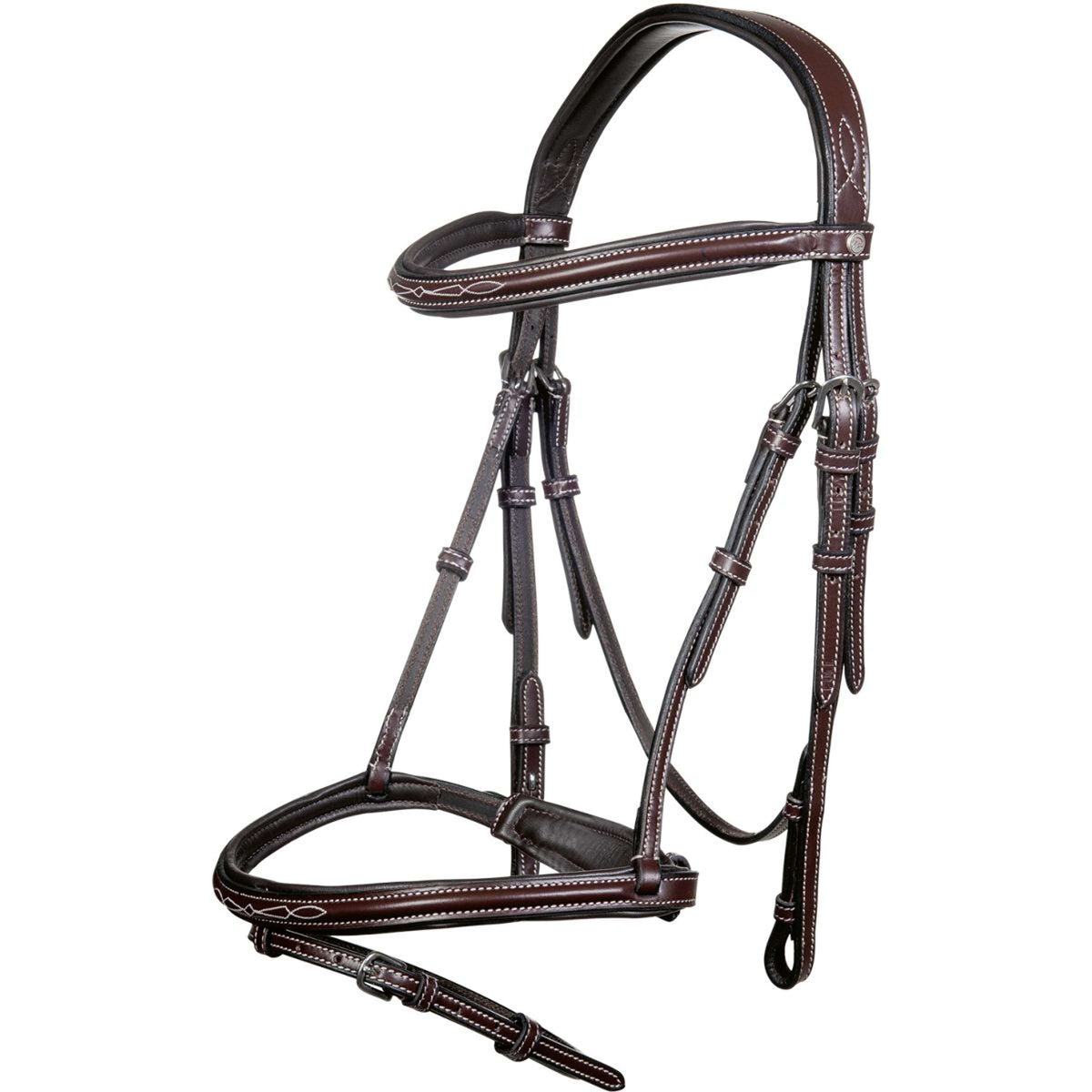 HKM Snaffle Bridle Jolie Brown