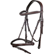 HKM Snaffle Bridle Jolie Brown