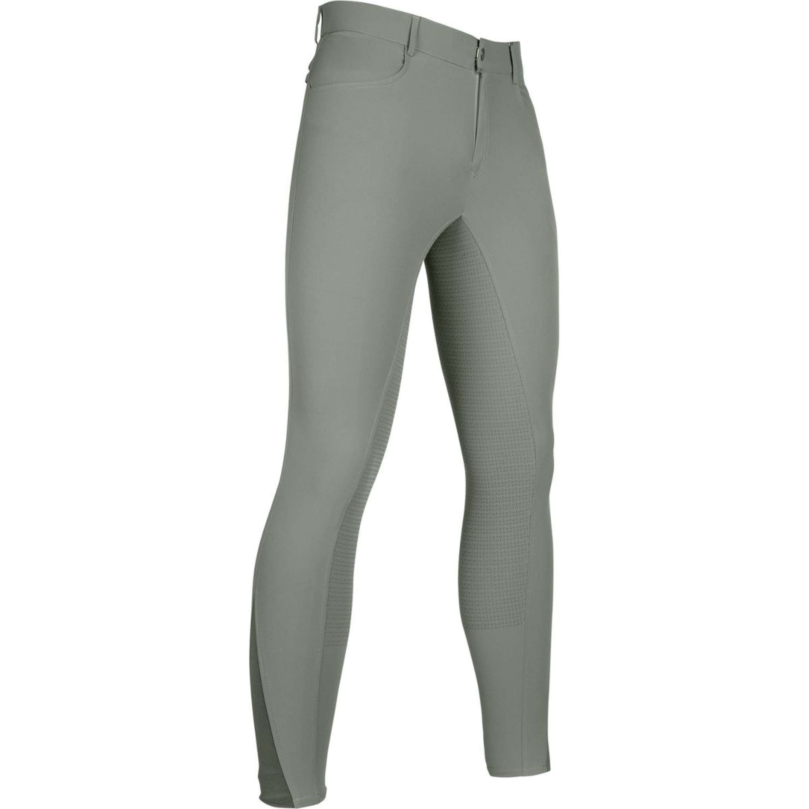 HKM Breeches Sportive Silicon Seat Men Olive Green