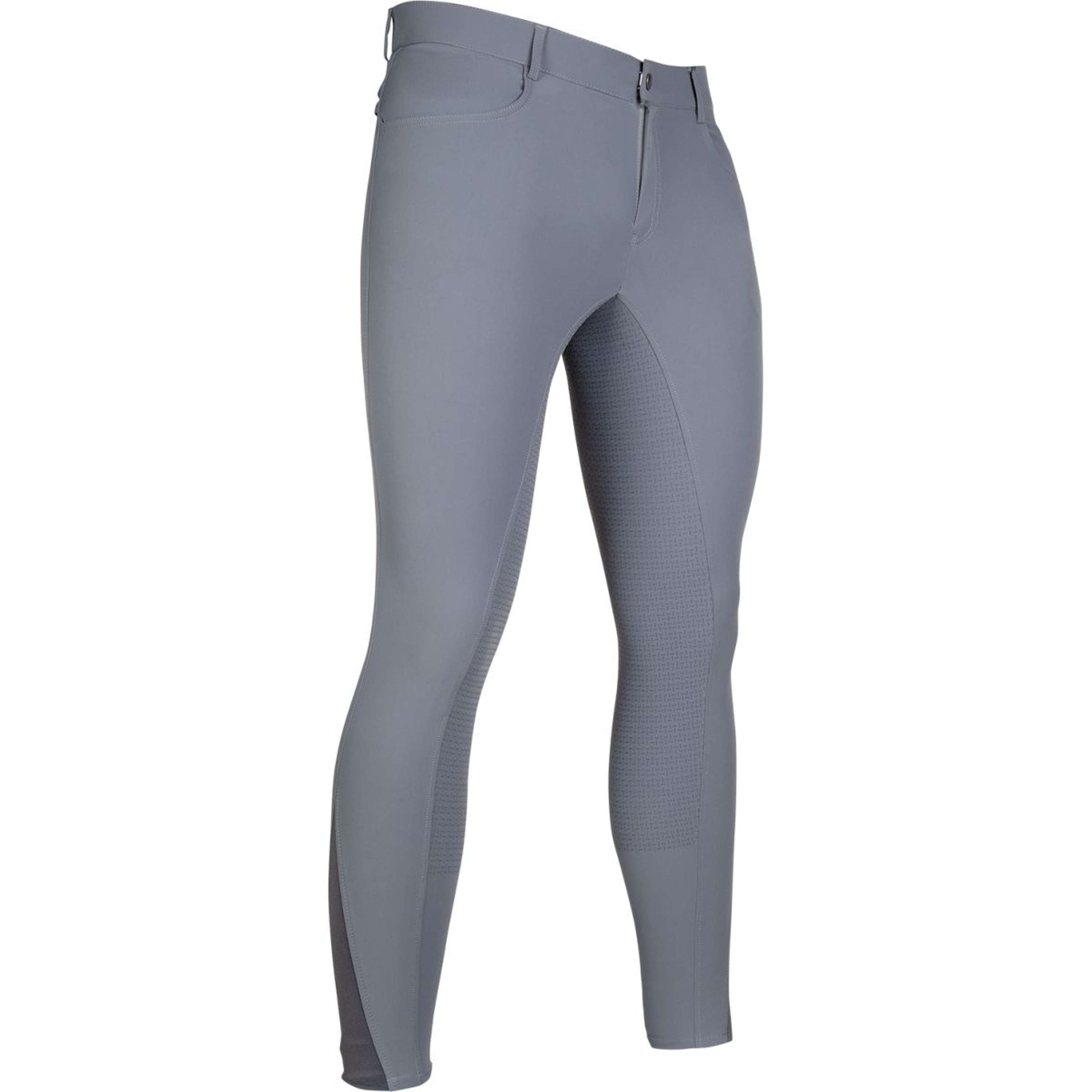 HKM Breeches Sportive Silicon Seat Men Grey