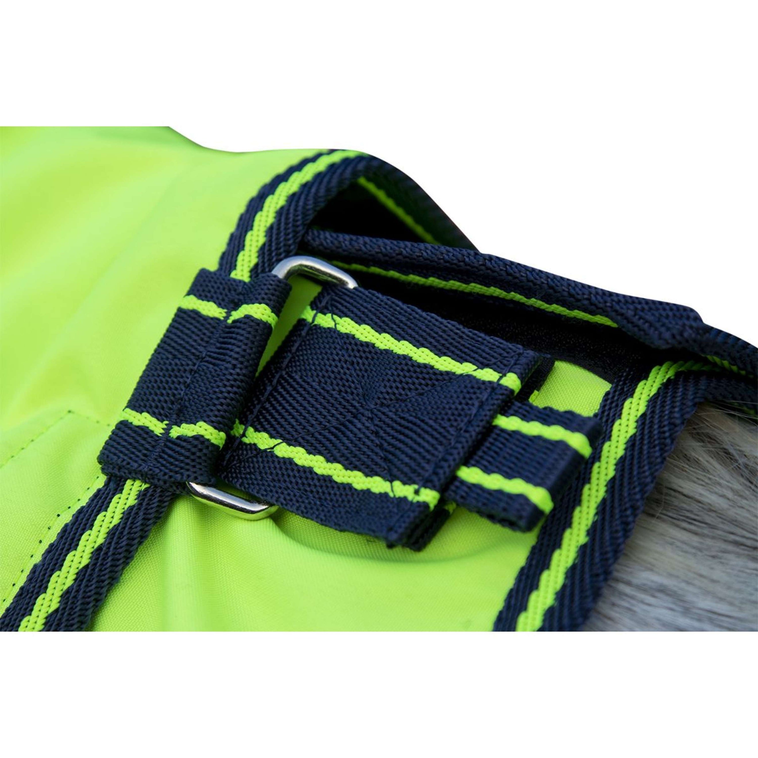 HKM Exercise Rug with a Removable Hood Neon Yellow