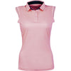 HKM Poloshirt Classico Sleeveless Neon Coral