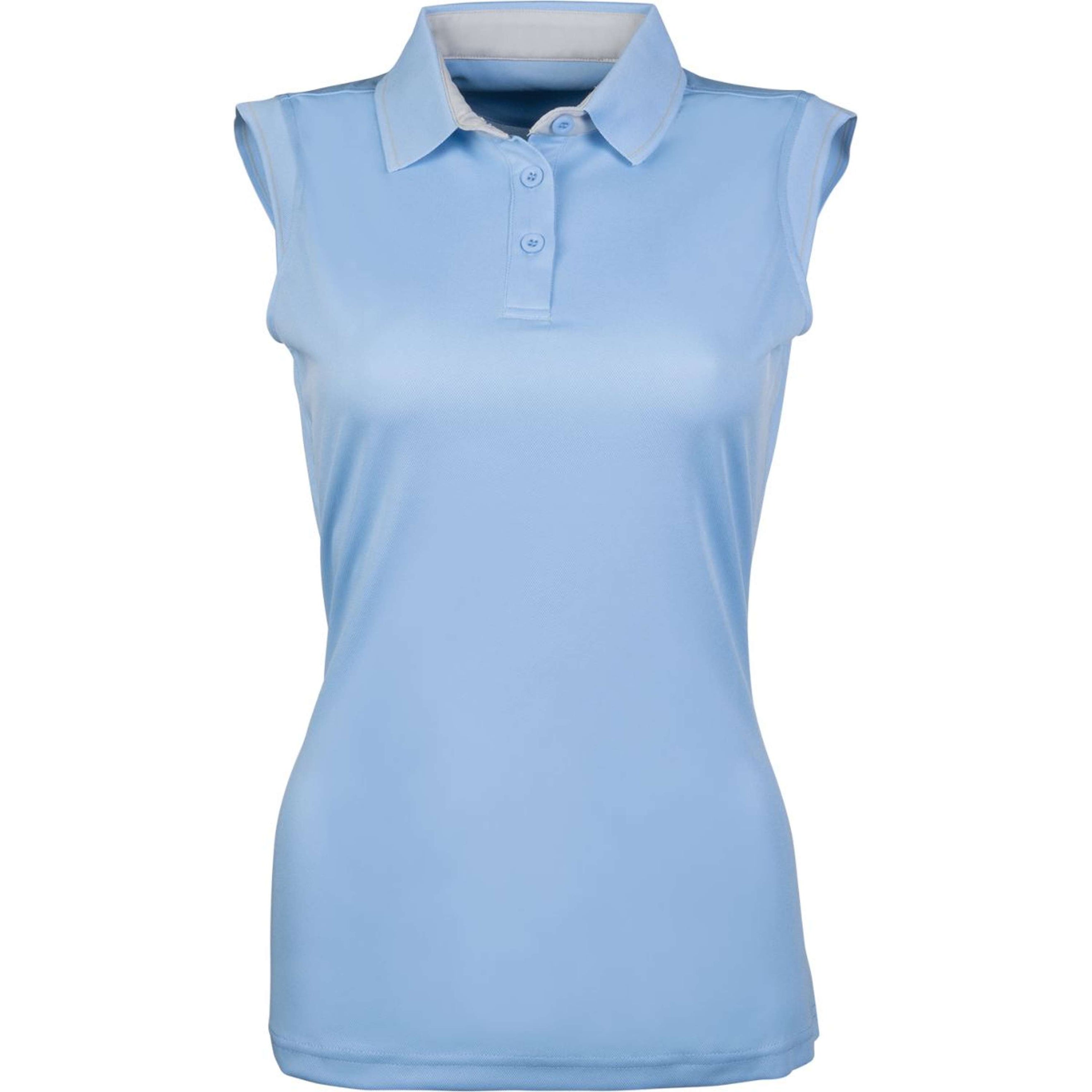 HKM Poloshirt Classico Sleeveless Lightblue