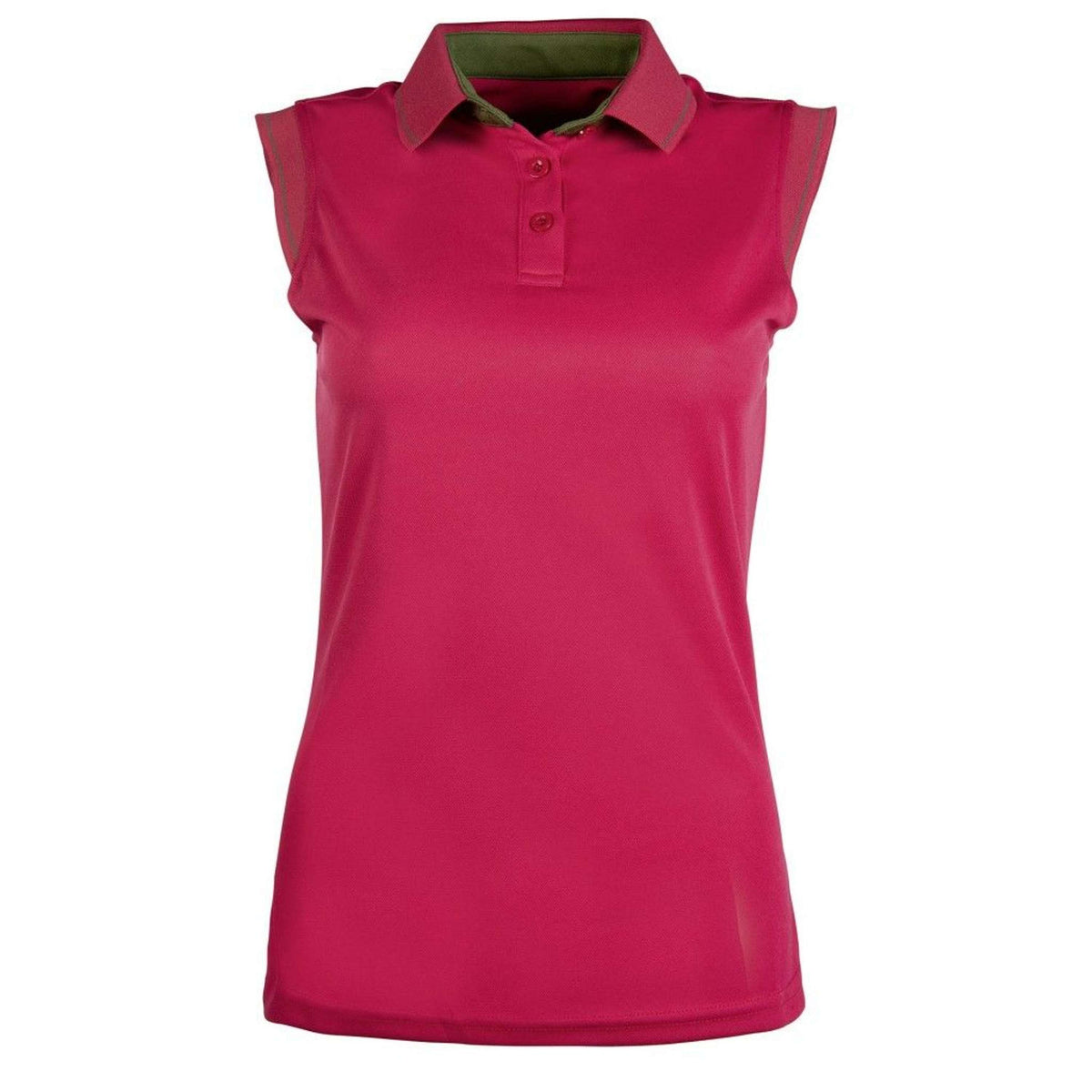 HKM Poloshirt Classico Sleeveless Cranberry