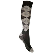 HKM Socks Check Classico Black/Grey/Anthracite