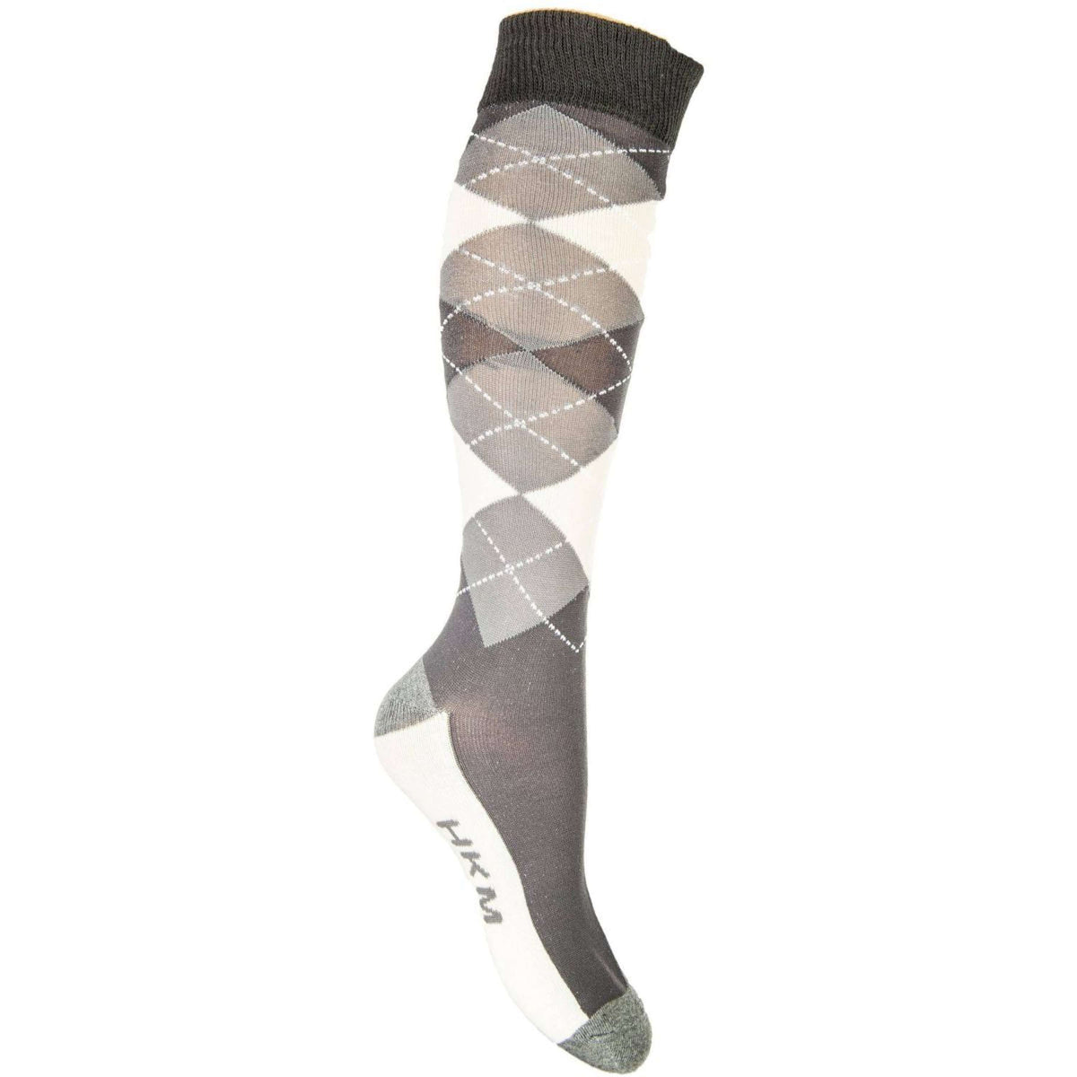 HKM Socks Check Classico Grey/Vanilla