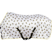 HKM Fly Rug Bee White/Yellow