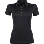 HKM Poloshirt Rosegold Glamour Black/Rosegold