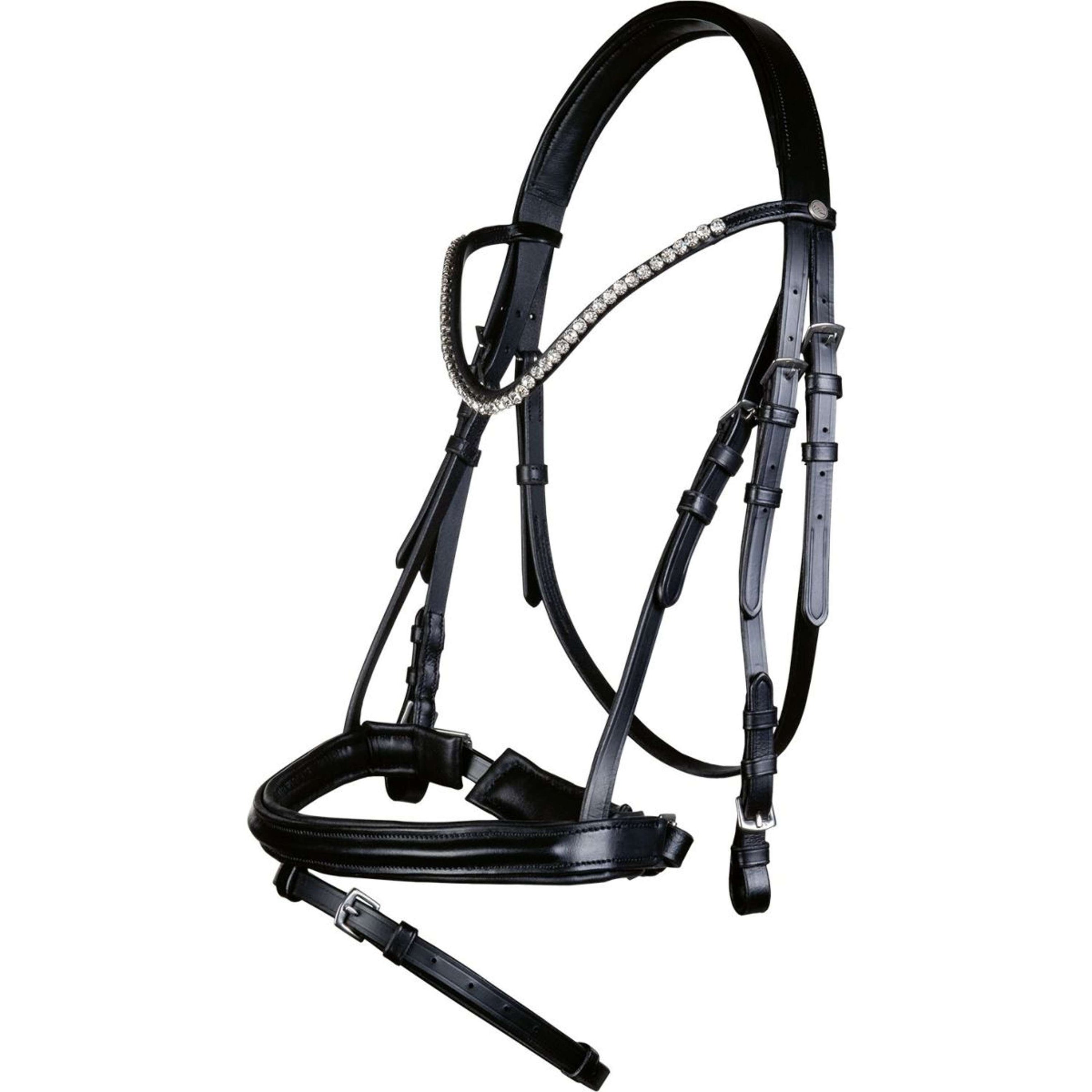 HKM Snaffle Bridle Mia Black