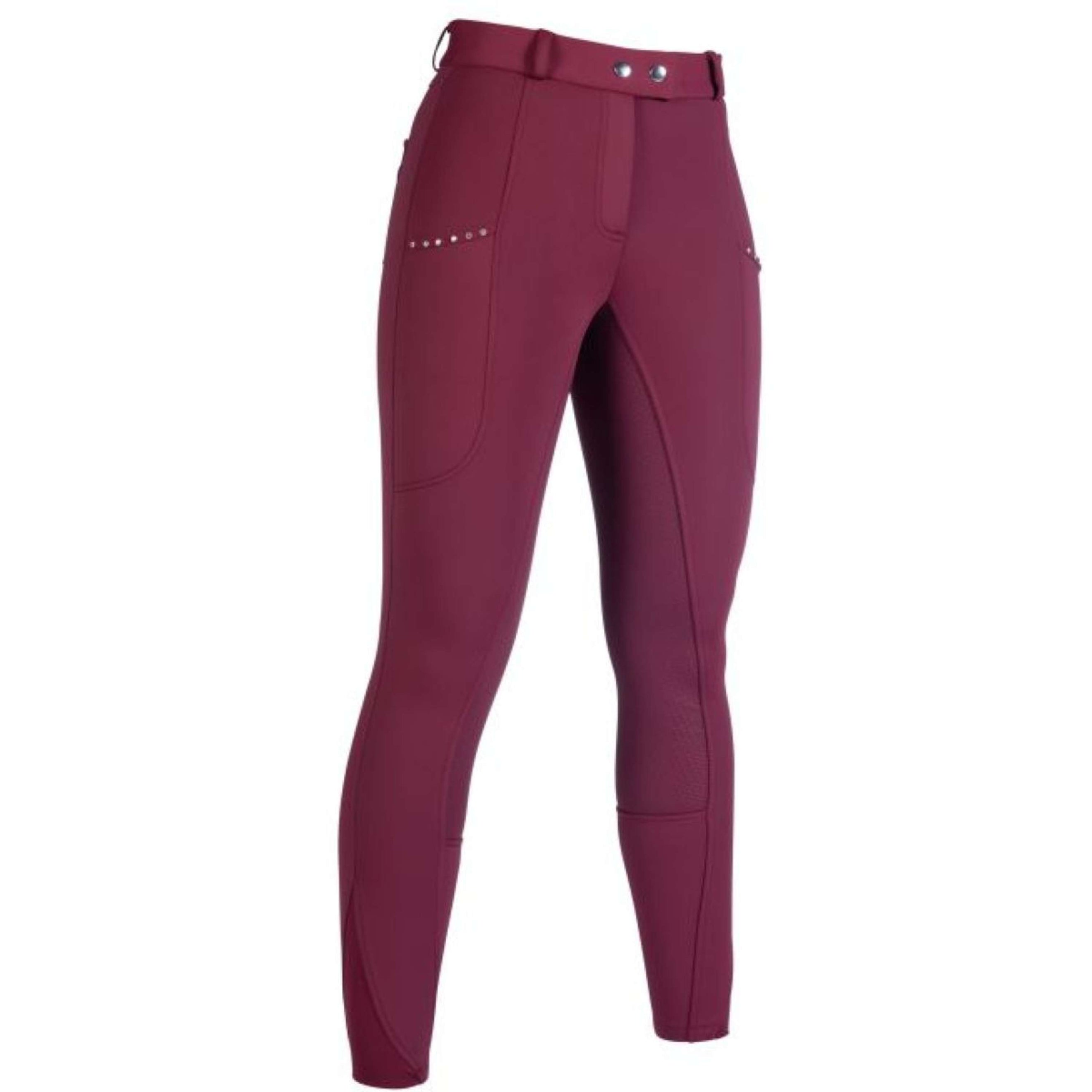 HKM Breeches Monaco Full Grip Winter WineRed