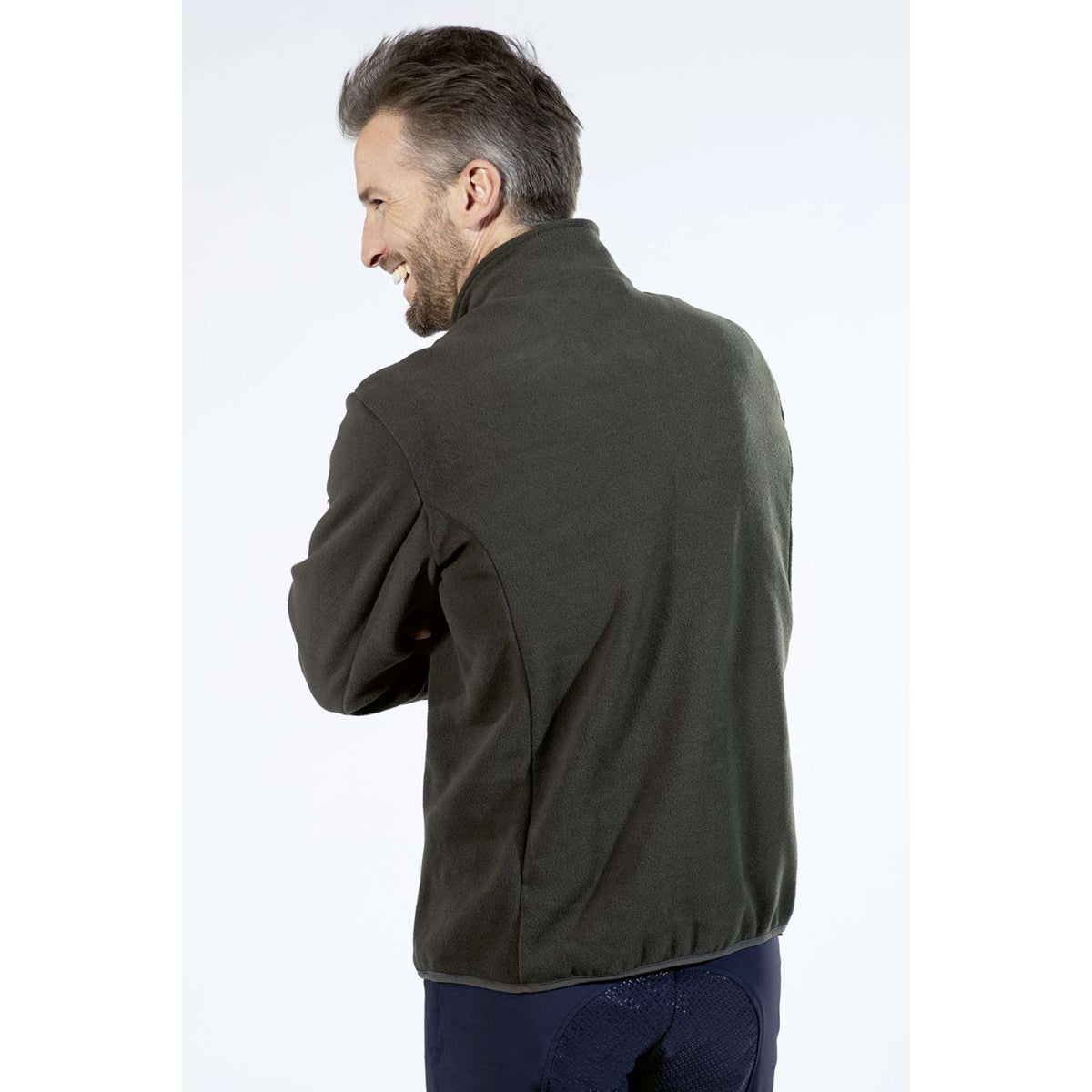 HKM Fleece Jacket Anton Men Hunting Green