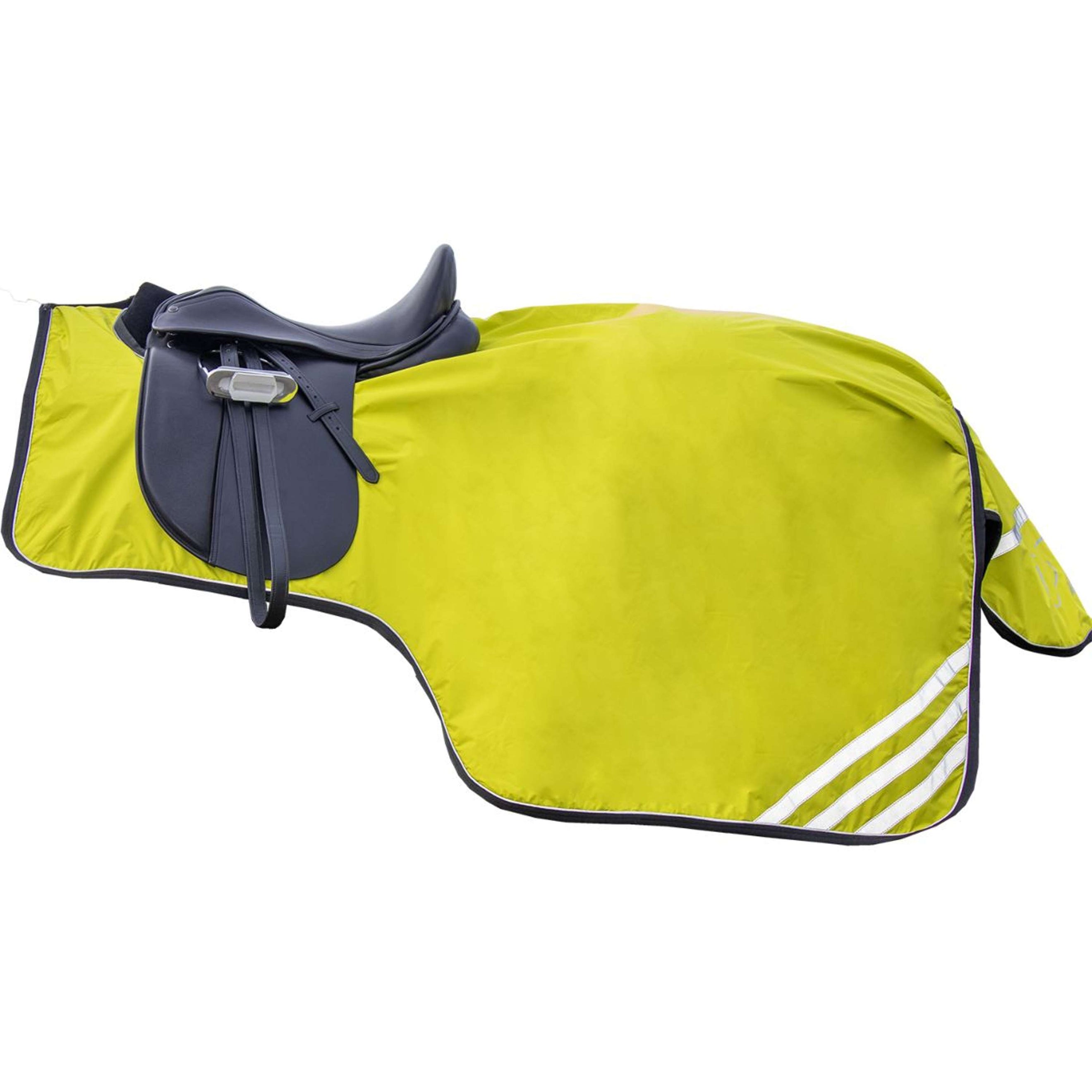 HKM Exercise Rug Reflective with Fleece Lining Neon Yellow