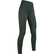 HKM Riding Legging Cosy Full Grip Dark Green