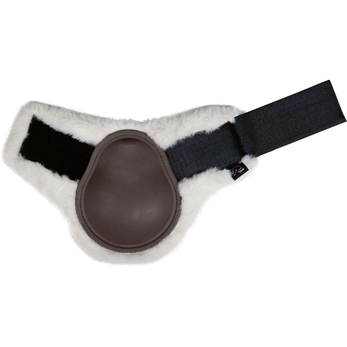 HKM Fetlock Boots Basic with Teddy Fur Darkbrown