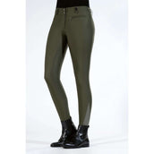 HKM Breeches Lea Silicon Full Grip Dark Green