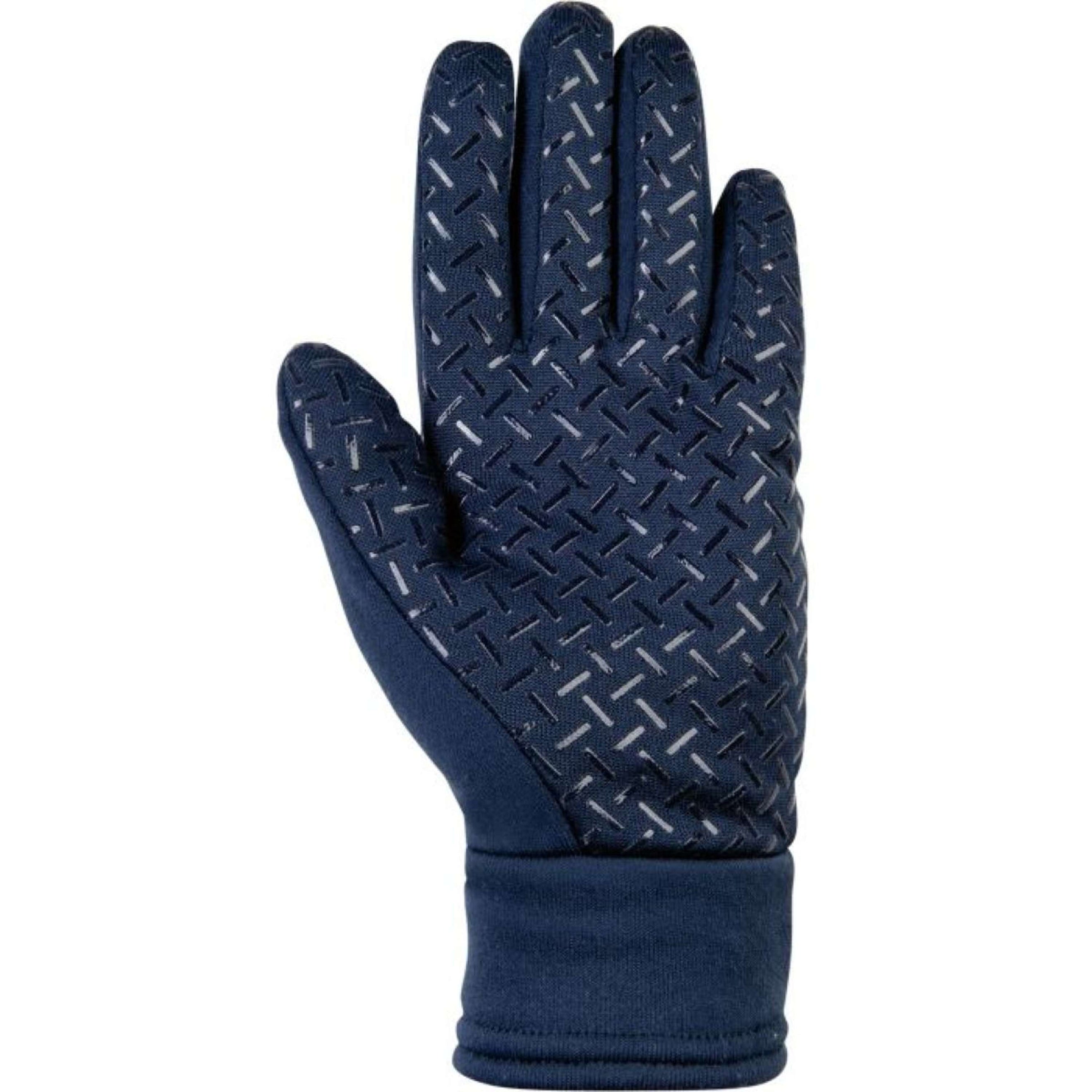 HKM Riding Gloves Polar Fleece Lining Darkblue