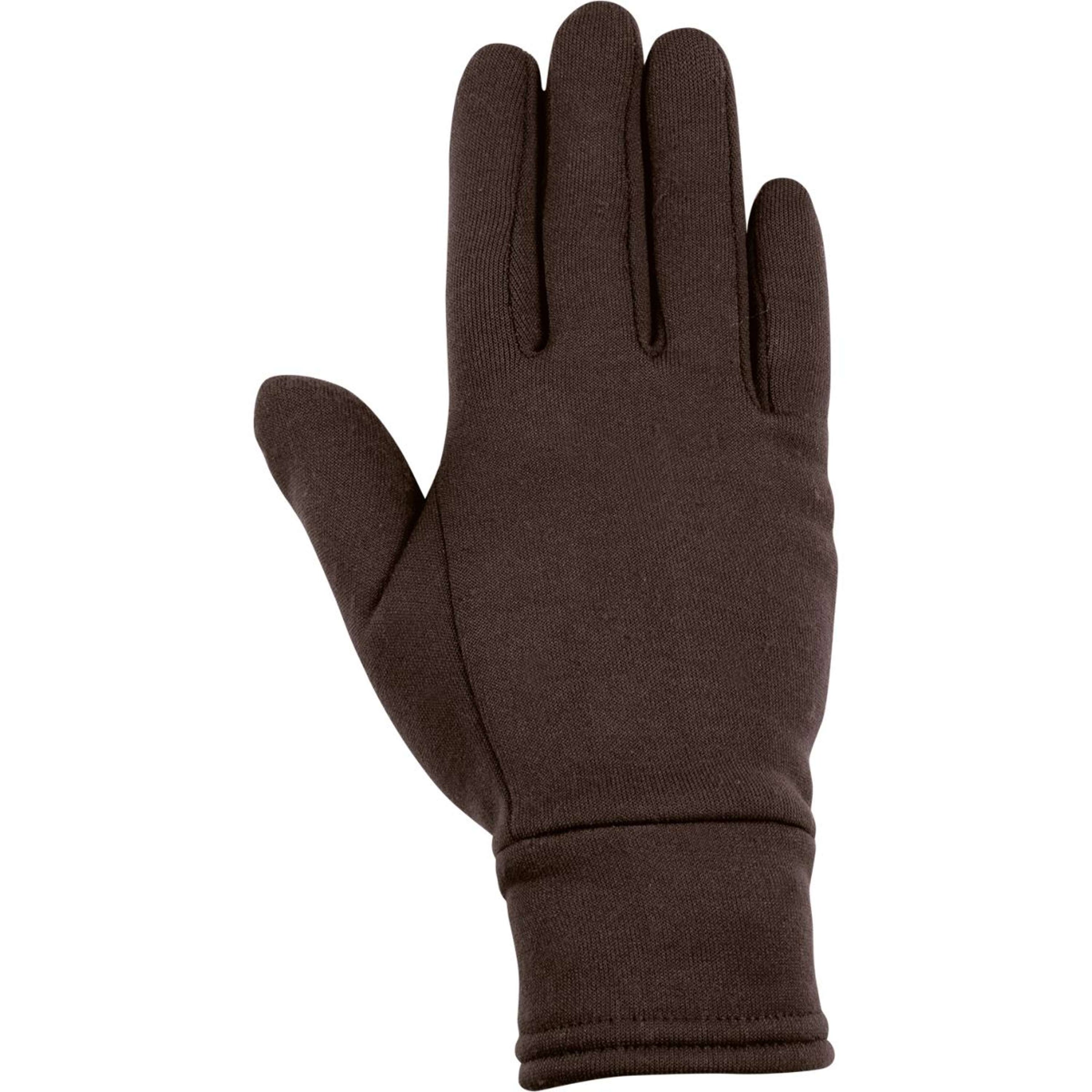 HKM Riding Gloves Polar Fleece Lining Darkbrown