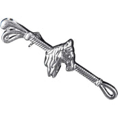 HKM Stock Pin Horse Head Silver