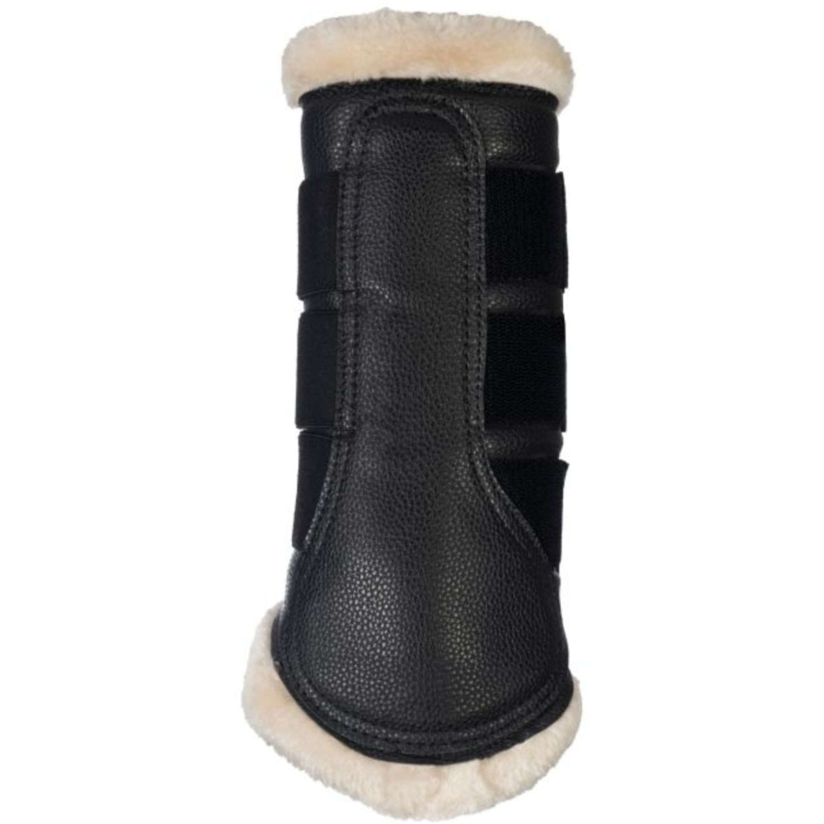 HKM Leg protection Comfort Premium Fur Black