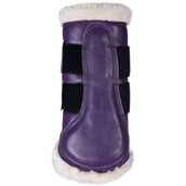 HKM Leg protection Comfort Premium Fur Purple