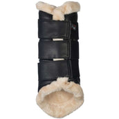 HKM Leg protection Comfort Premium Fur Black