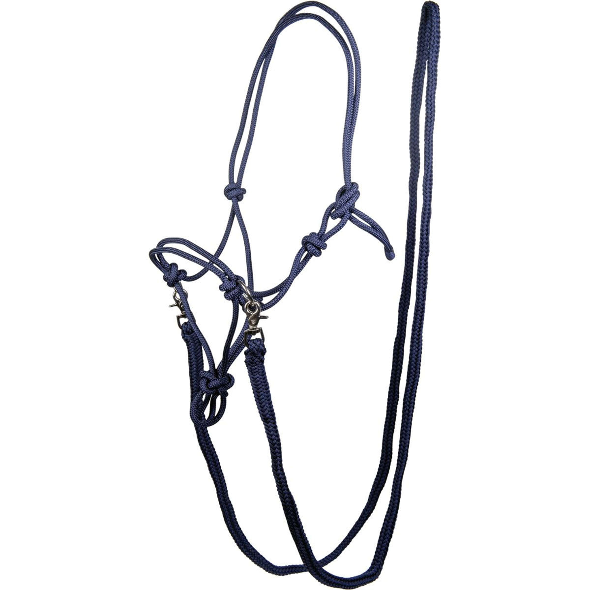 HKM Rope Halter with Rein Darkblue