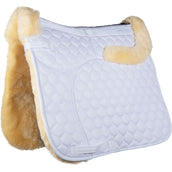 HKM Correction Pad Sheepskin Dressage White