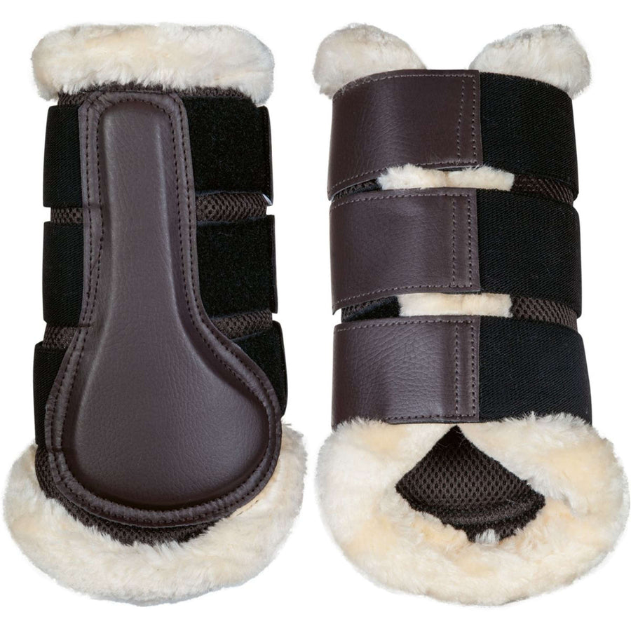 HKM Leg Protectors Comfort Mesh Brown