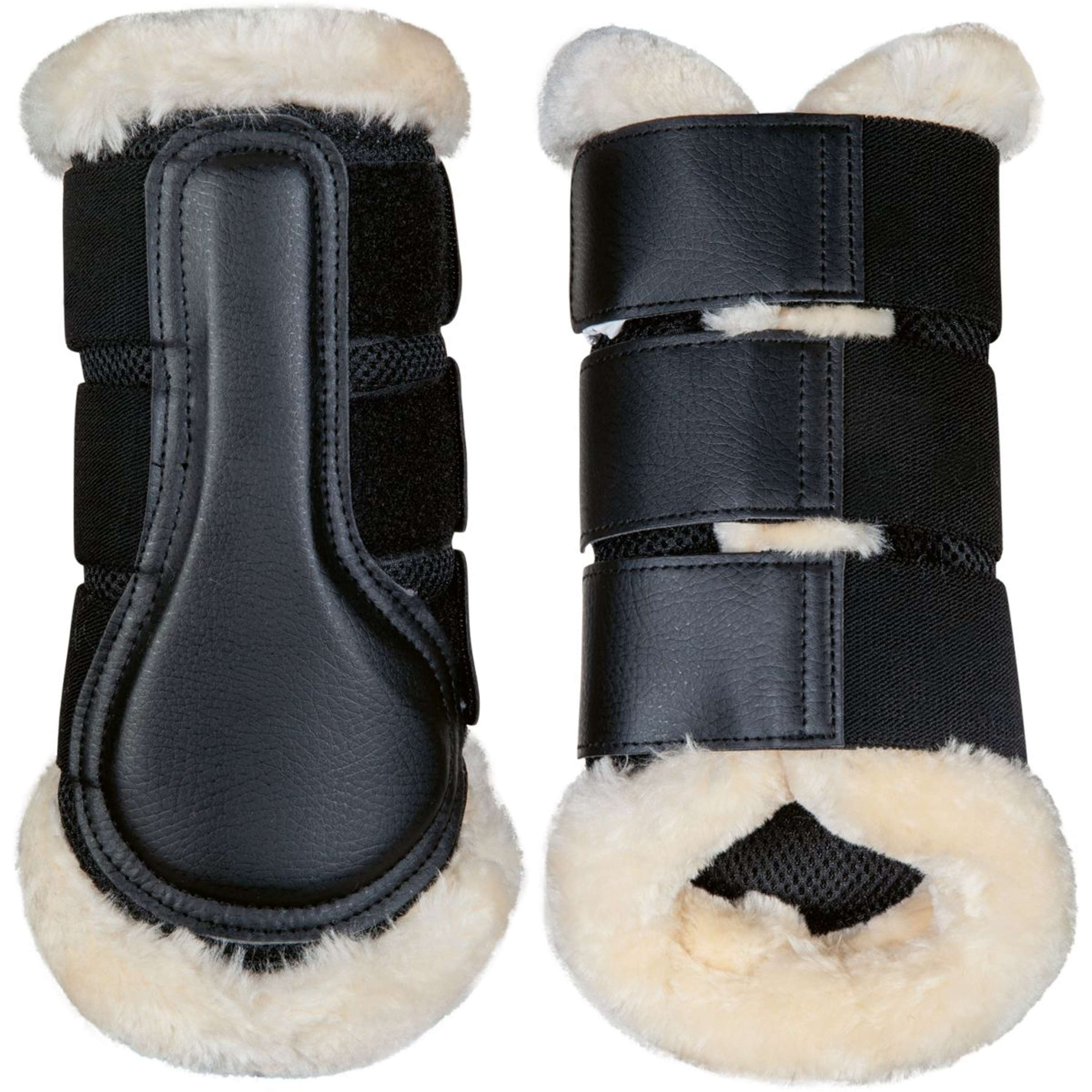 HKM Leg Protectors Comfort Mesh Black