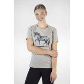 HKM T-Shirt Graphical Horse Lightgrey/Melange