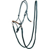 HKM Rope Halter Deko with Rein Petrol/Brown