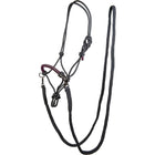 HKM Rope Halter Deko with Rein Dark Grey/Grapevine