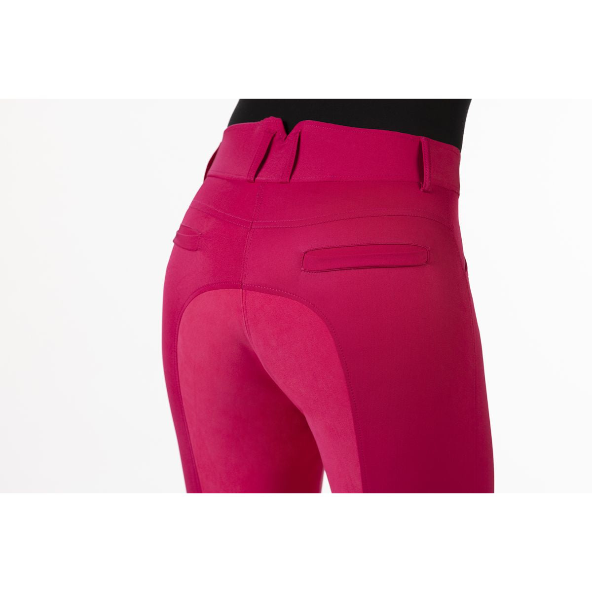 HKM Breeches Allure with Alos Seat Cranberry