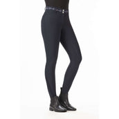 HKM Breeches Monaco Silicon Seat Darkblue