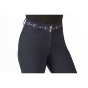 HKM Breeches Monaco Silicon Seat Darkblue