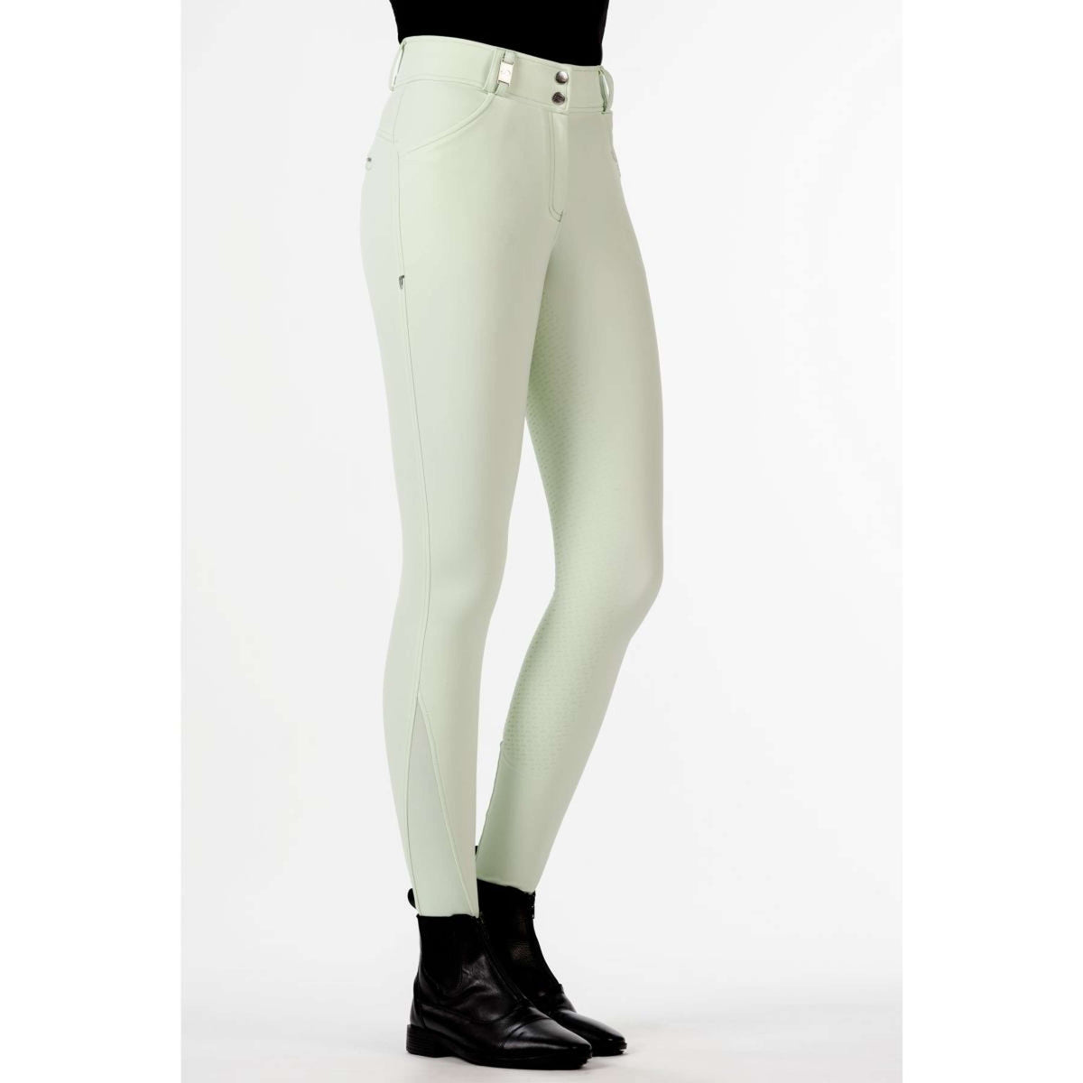 HKM Breeches Monaco Crystal Silicon Seat Mint