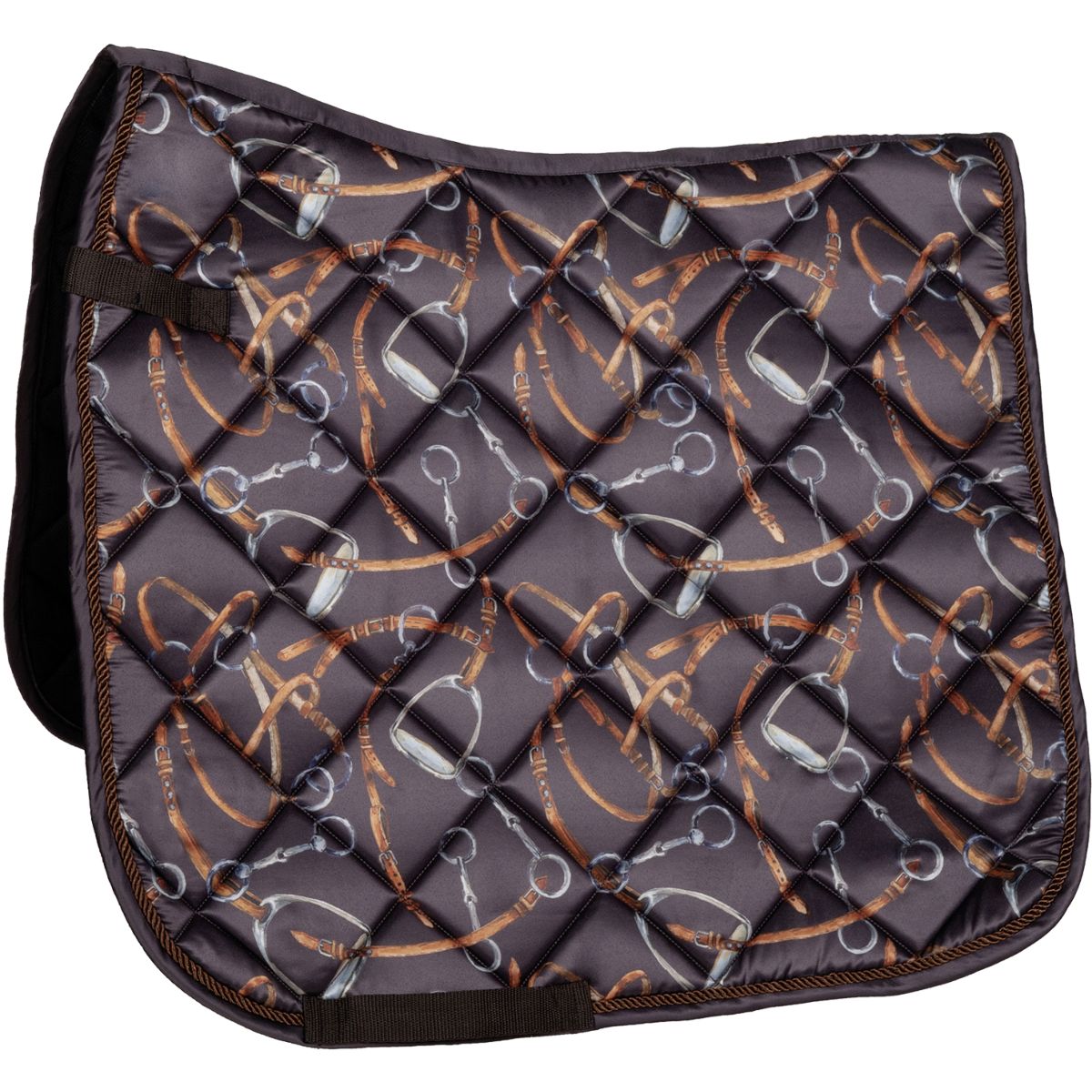 HKM Saddlepad Allure Dressage Darkbrown