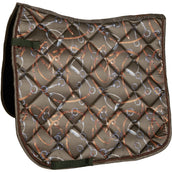 HKM Saddlepad Allure Dressage Olive Green