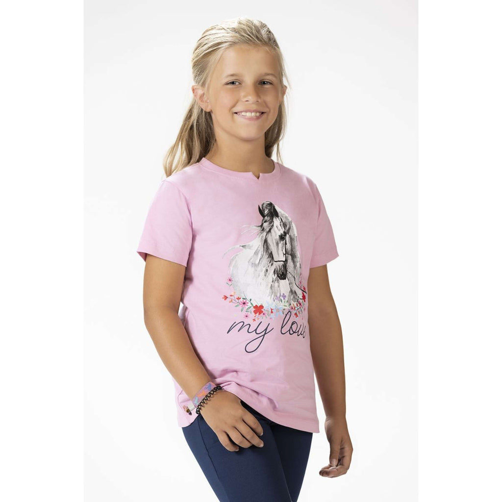 HKM T-Shirt Horse Spirit Pink