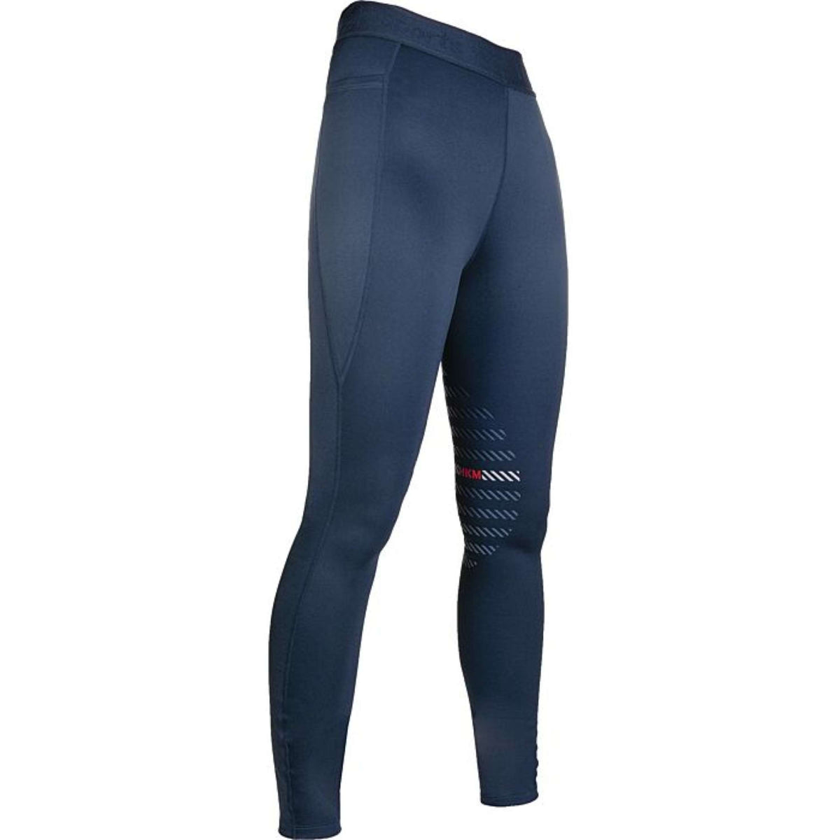 HKM Riding Legging Sports Silicon Knee Pads Darkblue