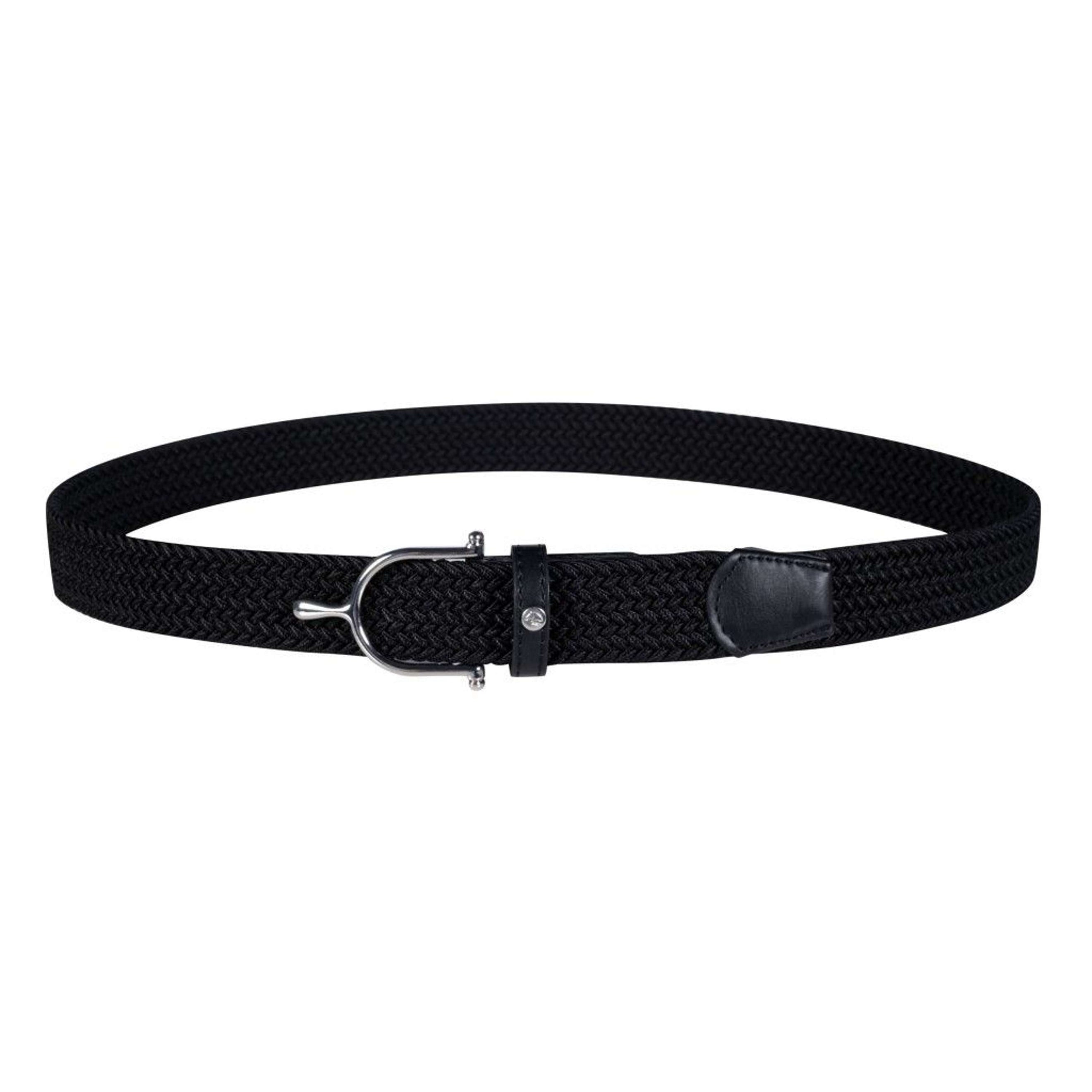 HKM Stretch Belt Ann Black/Silver