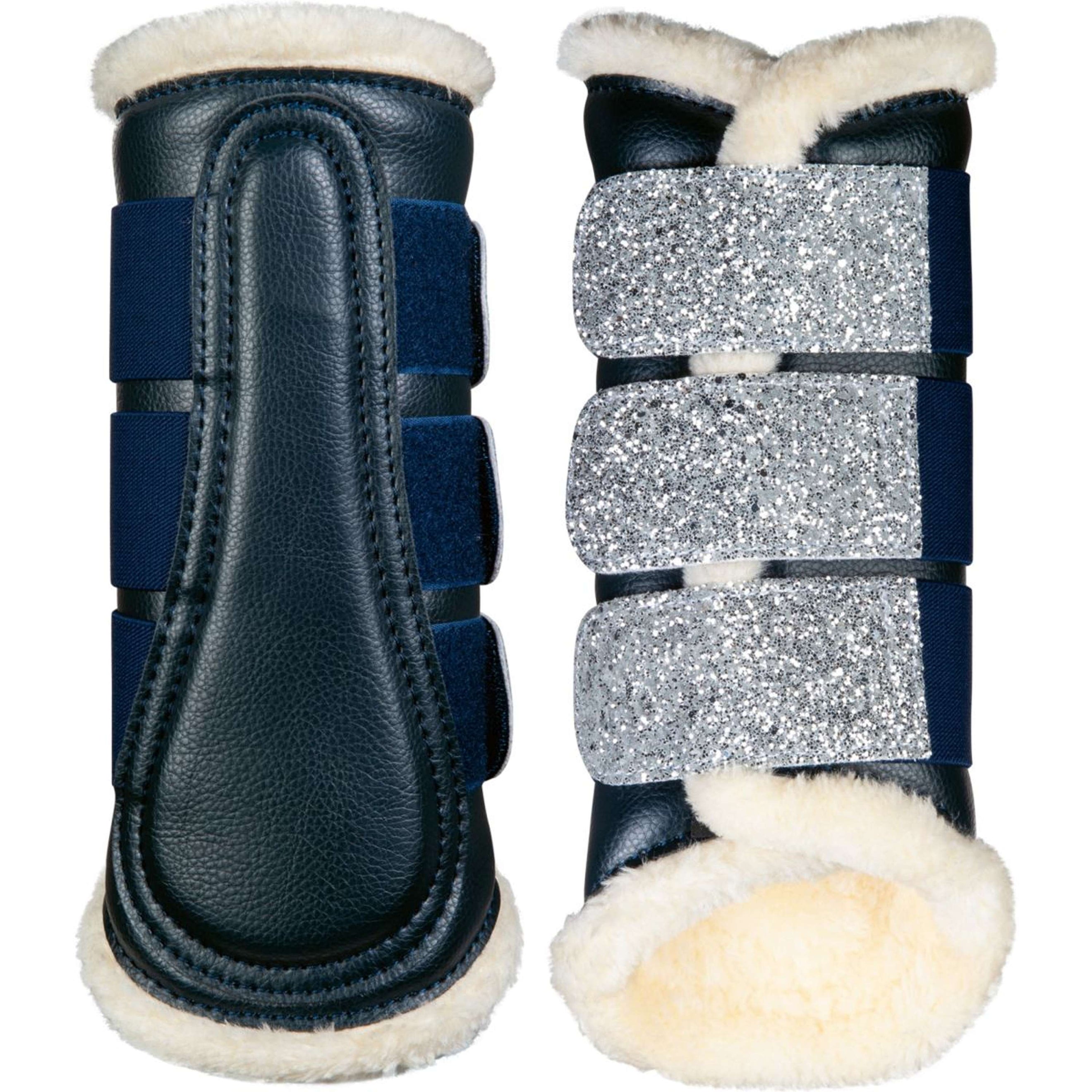 HKM Leg protection Sparkle Darkblue