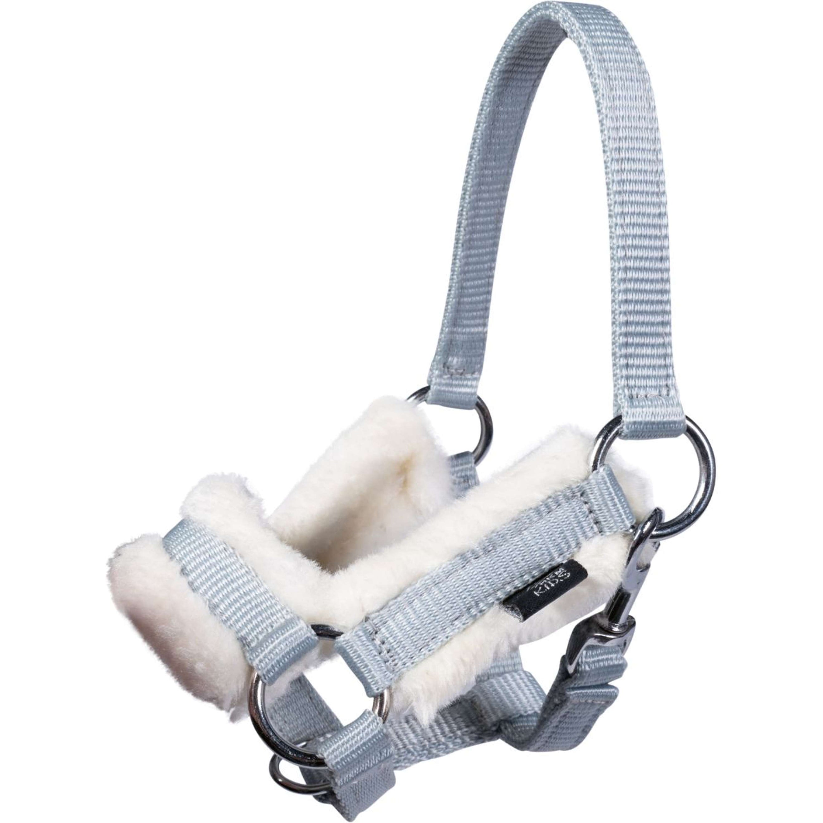 HKM Head Collar Set Hobby Horsing Grey