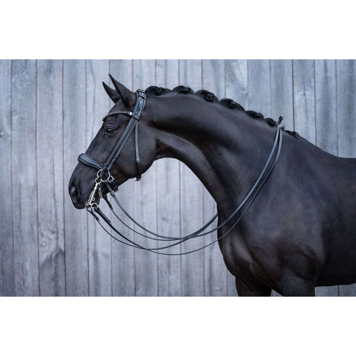 HKM Double Bridle Grace Black