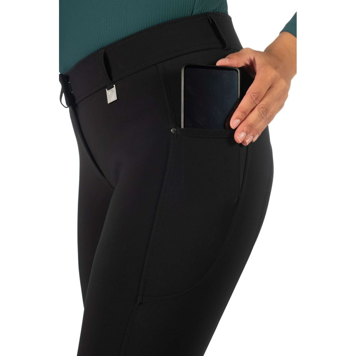 HKM Breeches Livigno Lauria Garelli Full Grip Black